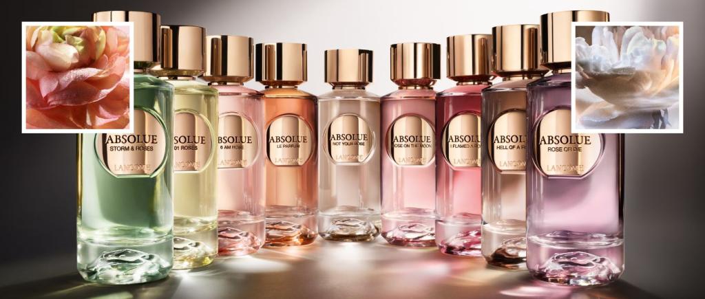 Lancôme unveils a collection of perfect rose petal fragrances